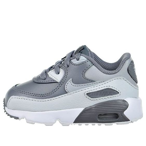 (TD) Nike Air Max 90 Low-Top Running Shoes Grey/White 833416-013
