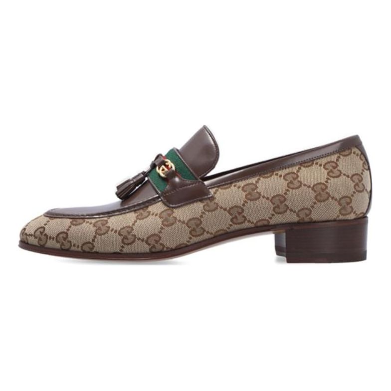 (WMNS) Gucci GG Loafer With Tassel 'Brown' 675651-2HKJ0-9785