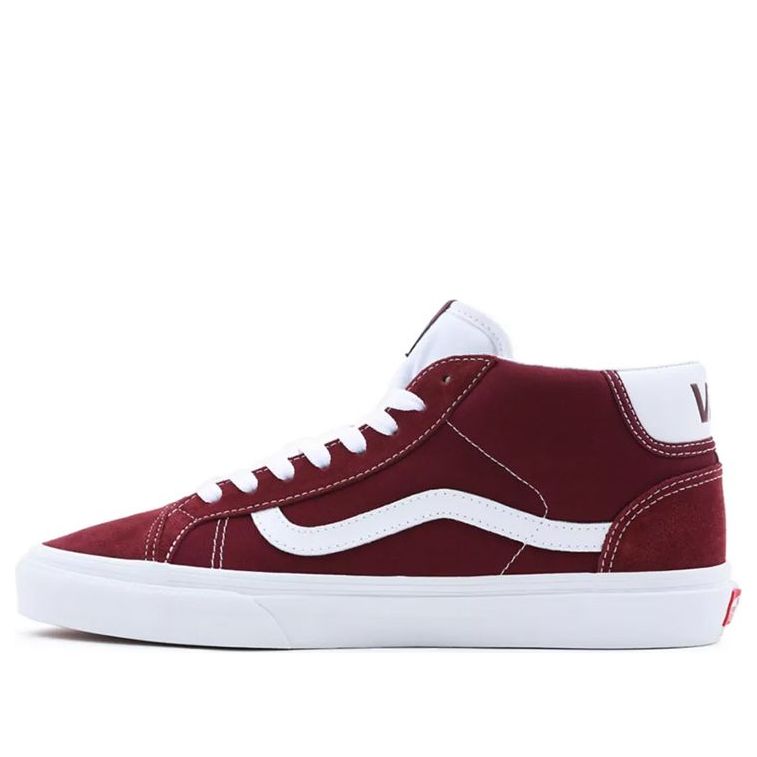 Vans Unisex Mid Skool 37 Sneakers Deep-Wine Wine Red VN0A3TKF5U7