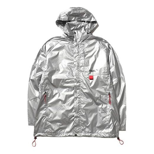 PUMA Silver Zipper Woven Sports Jacket 595679-01