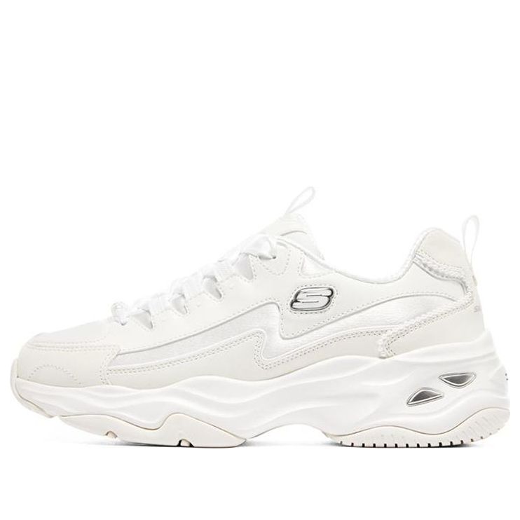(WMNS) Skechers D'lites 4.0 'White' 896156-WSL