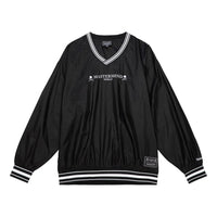 Mitchell & Ness x Mastermind Nylon Pullover Sweatshirt 'Black' TVNC5243-CLBYYPPPBLCK