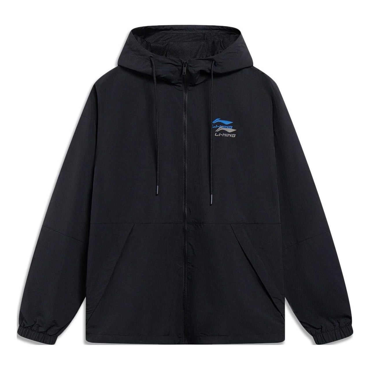Li-Ning Double Logo Waterproof Hooded Jacket 'Black' AFDT523-1