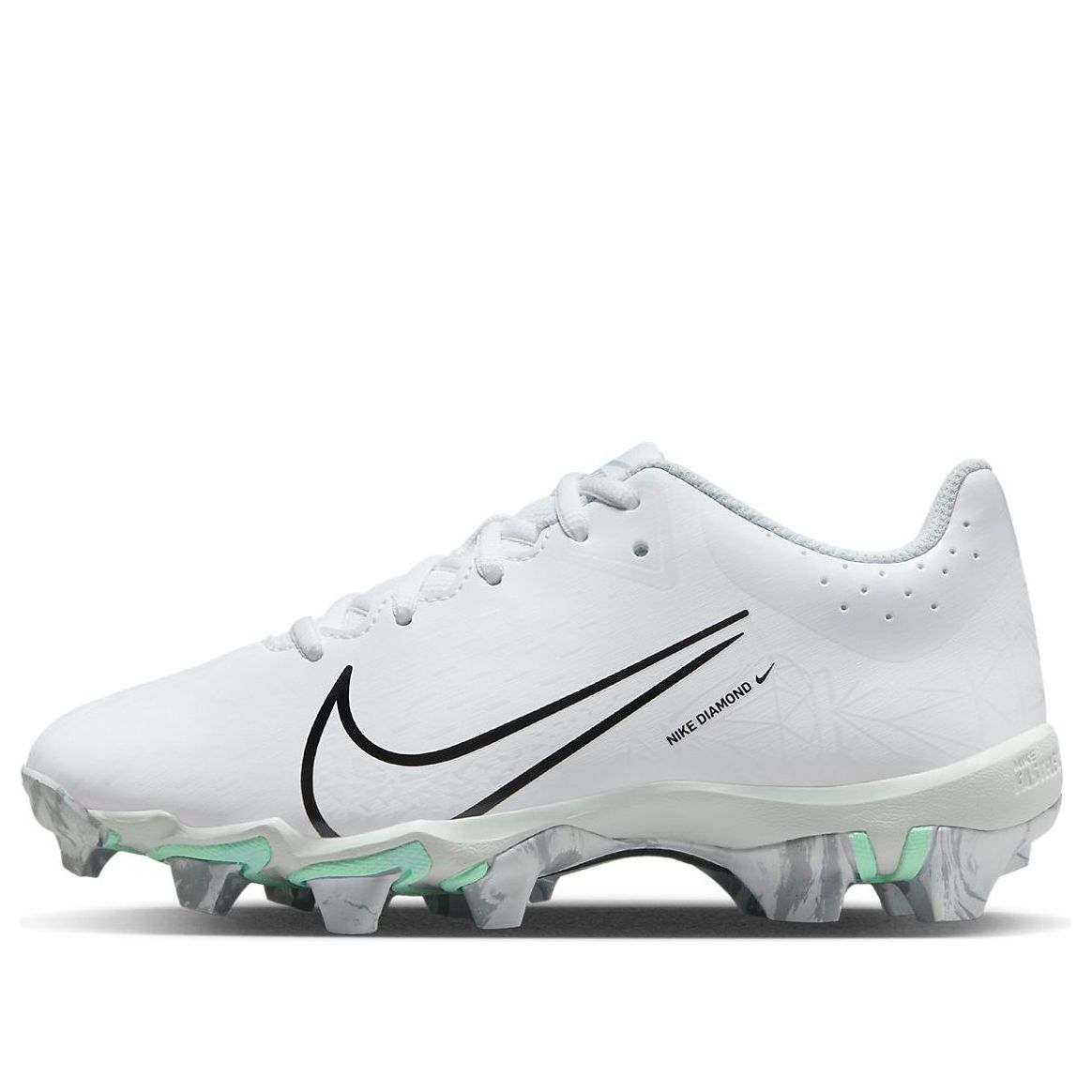 (GS) Nike Hyperdiamond 4 Keystone GG 'White Black' CZ5919-102