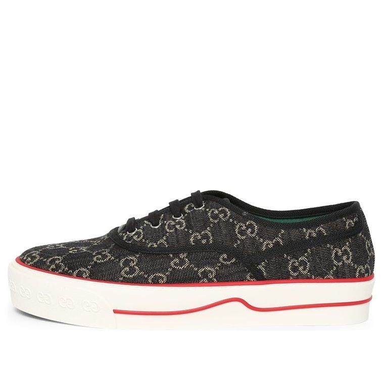 Gucci Tennis 1977 Low 'GG Logo - Black Denim' 655699-UN340-1292