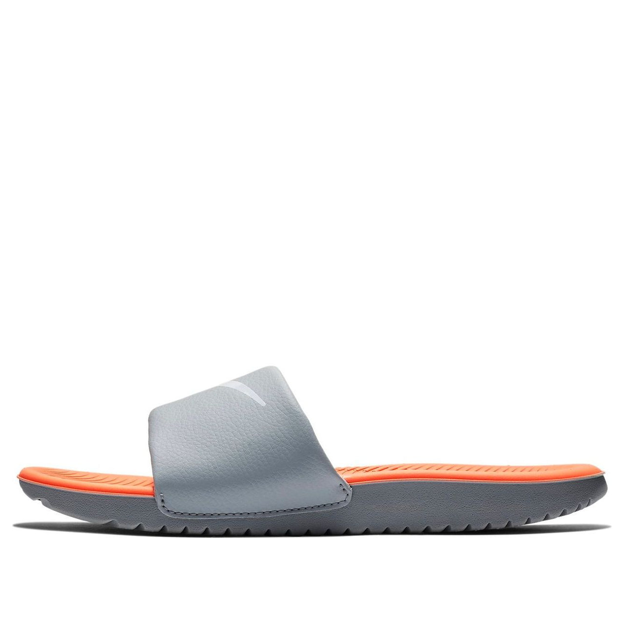 (GS) Nike Kids' Kawa Slide Sandals Grey/Orange 819352-801