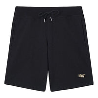 New Balance Logo Print Shorts 'Black' AMS01517-BK