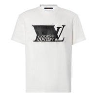 LOUIS VUITTON SS26 Printed Signature T-Shirts 1AJRDB
