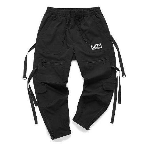 FILA x White Mountaineering Zip Pocket Woven Track Pants Black T11M117803F-BK