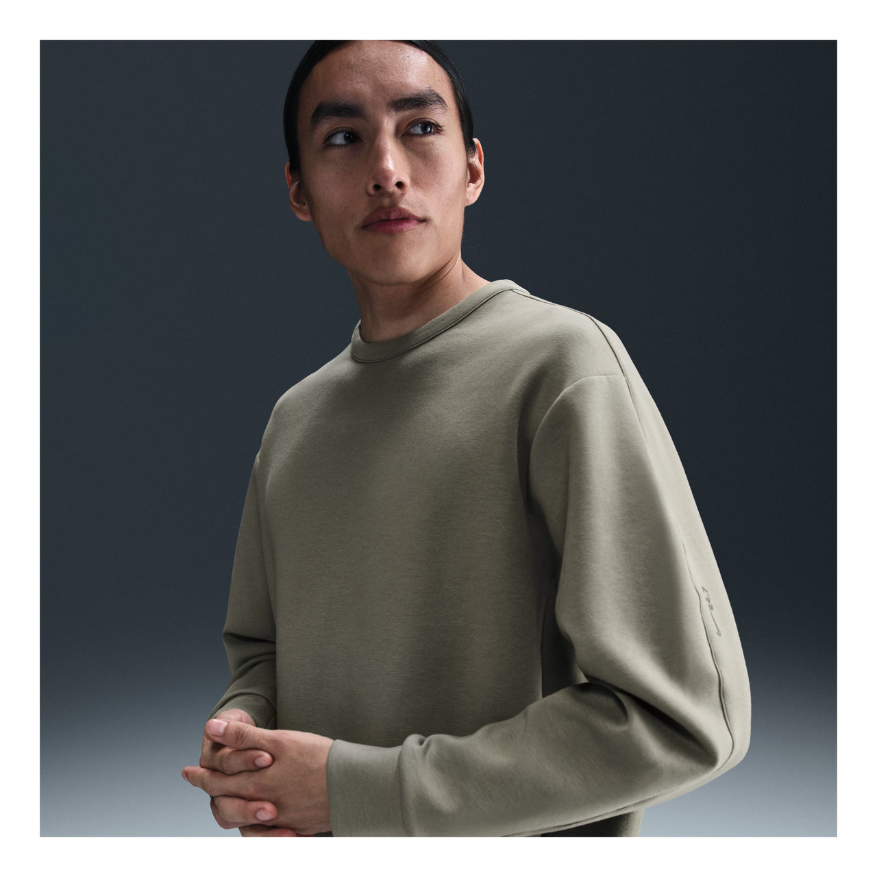 Nike 24.7 Impossiblysoft Dri-FIT Crew Asia Sizing 'Light Army' HQ6965-320