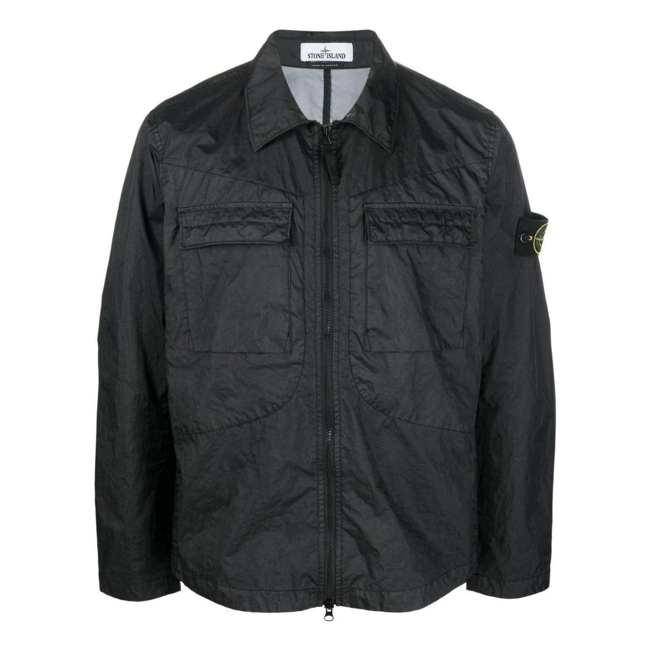 STONE ISLAND Membrana 3L TC Overshirt 'Black' 761510323-V0029