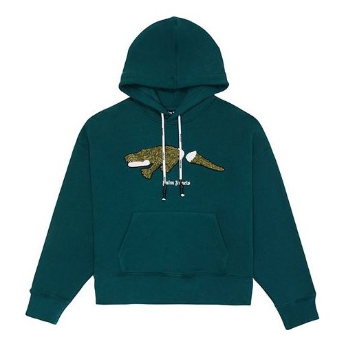 Men's PALM ANGELS Pattern Printing Green PMBB058E20FLE0075755