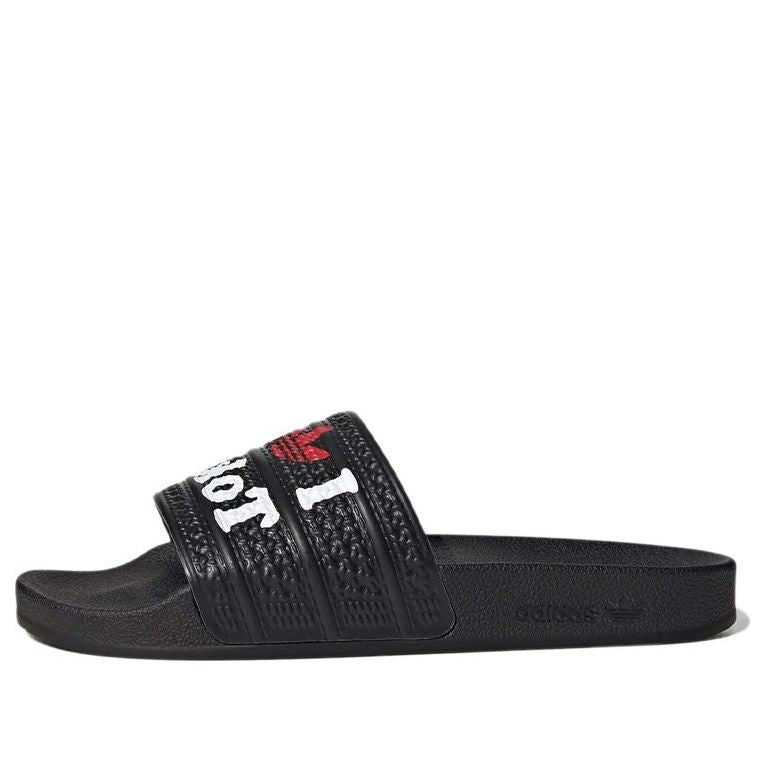 (WMNS) adidas originals Adilette Slides Slippers Black H67740