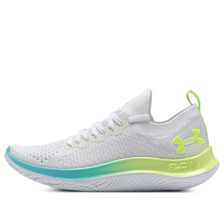(WMNS) Under Armour FLOW Velociti SE CN 'White Neon Yellow' 3025711-112