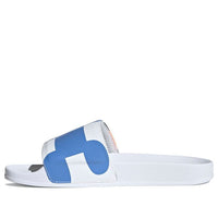 adidas Y-3 Adilette Unisex Slippers 'White Blue Orange' FW9742