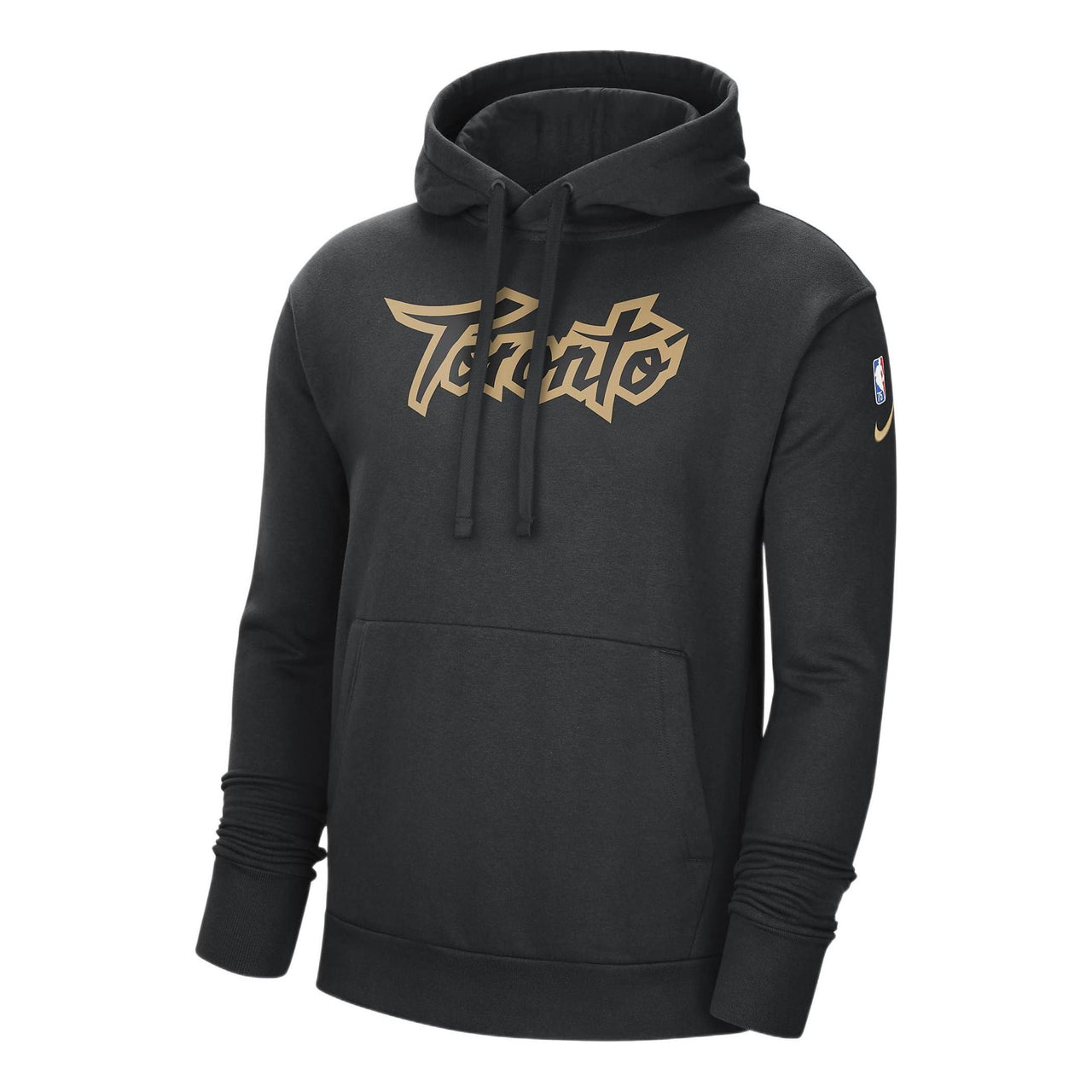 Men's Nike Solid Color Alphabet Fleece Pullover Toronto Raptors Black DB2340-010