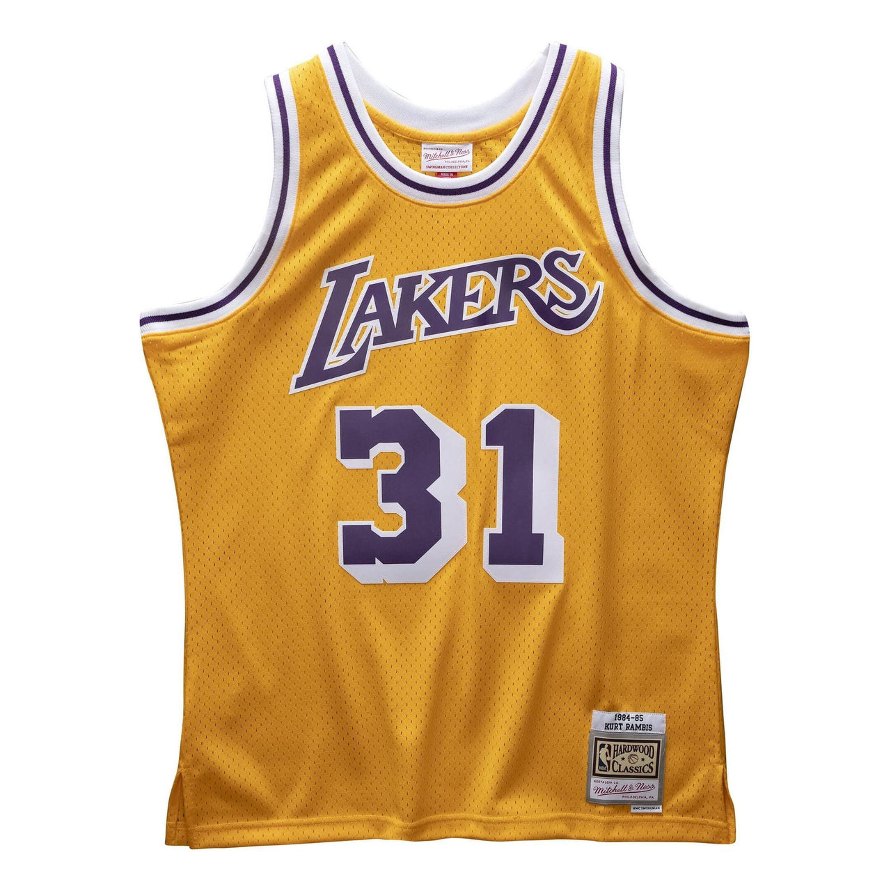 Mitchell & Ness x NBA Los Angeles Lakers 1984-85 Swingman Jerseys 'Kurt Rambis 31' SMJYCP19214-LALLTGD84KRA