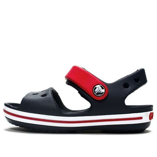 (GS) Crocs Crocband Sandals 'Navy Red' 12856-485