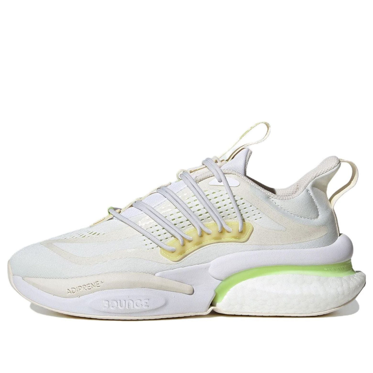 adidas AlphaBoost V1 Running Shoes 'White Yellow' IG3072