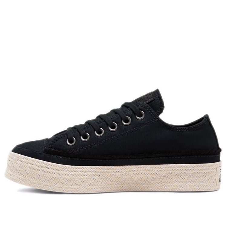 (WMNS) Converse Chuck Taylor All Star Espadrille Low 'Trail to Cove - Black' 567685C