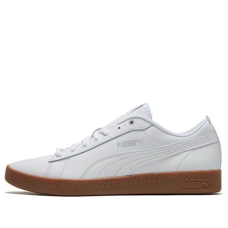 (WMNS) PUMA Smash V2 L 'White Gum' 365208-12
