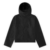 Nike x MMW Crossover Solid Color Zipper Casual Hooded Jacket Black DD9429-010