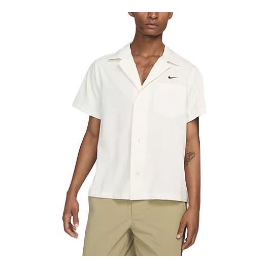 Nike SB Short Sleeve Bowling Shirt 'White' DV9074-113