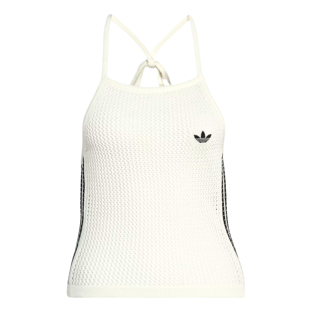(WMNS) adidas Crochet Top Asia Sizing 'White' KC6485