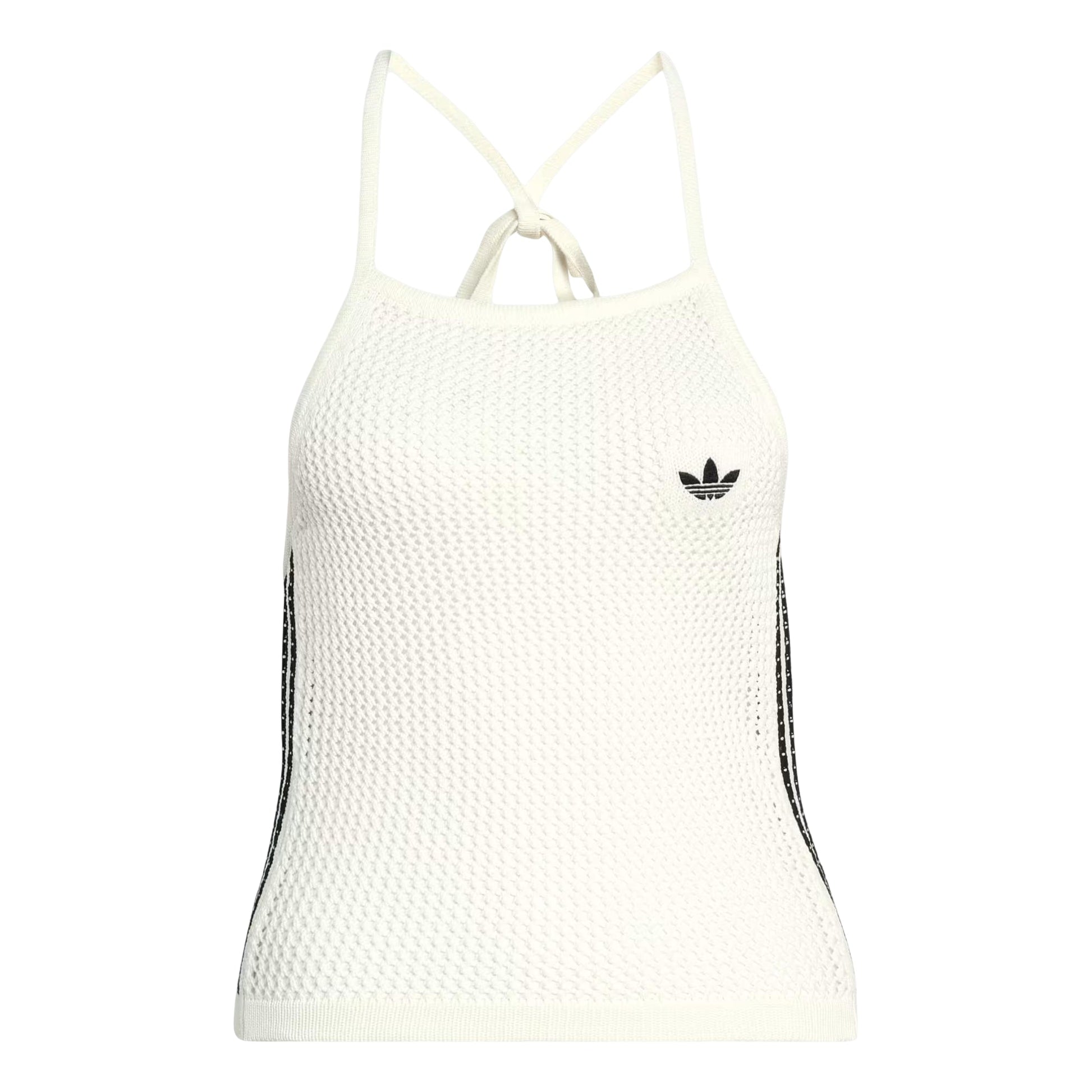 (WMNS) adidas Crochet Top Asia Sizing 'White' KC6485