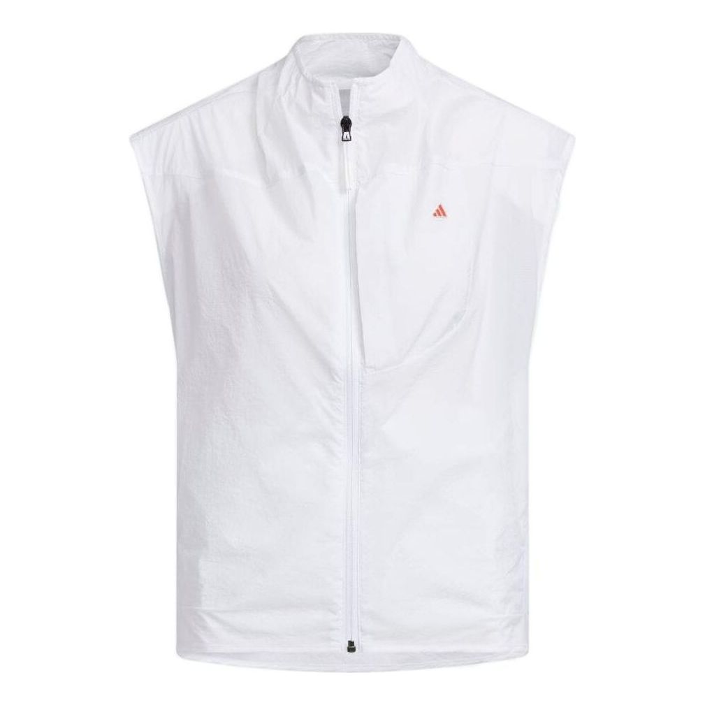 (WMNS) adidas Lightweight Full-Zip Wind Vest 'White' HT0020