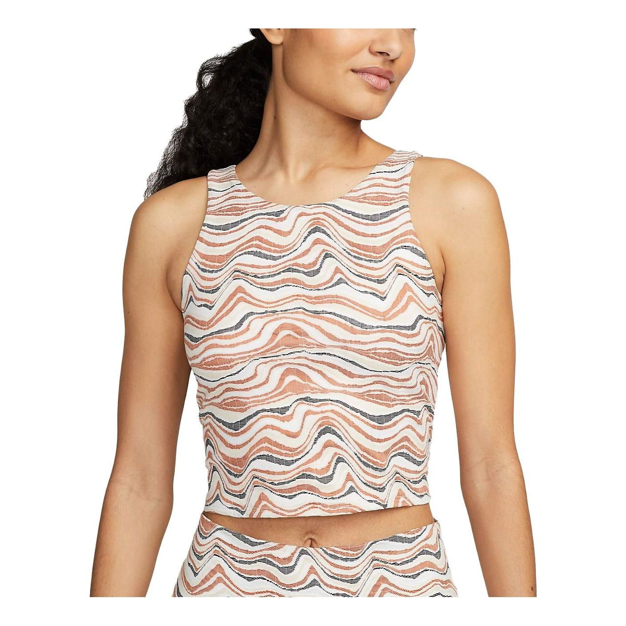 (WMNS) Nike Yoga Dri-FIT Luxe Tank 'Brown' DX1565-246
