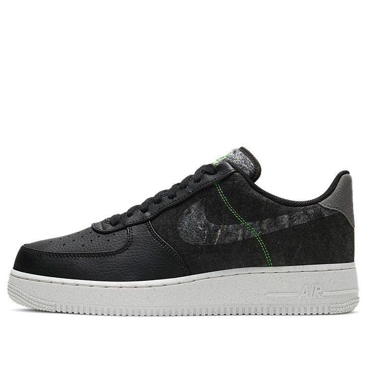 Nike Air Force 1 '07 LV8 'Recycled Wool Pack - Black Electric Green' CV1698-001