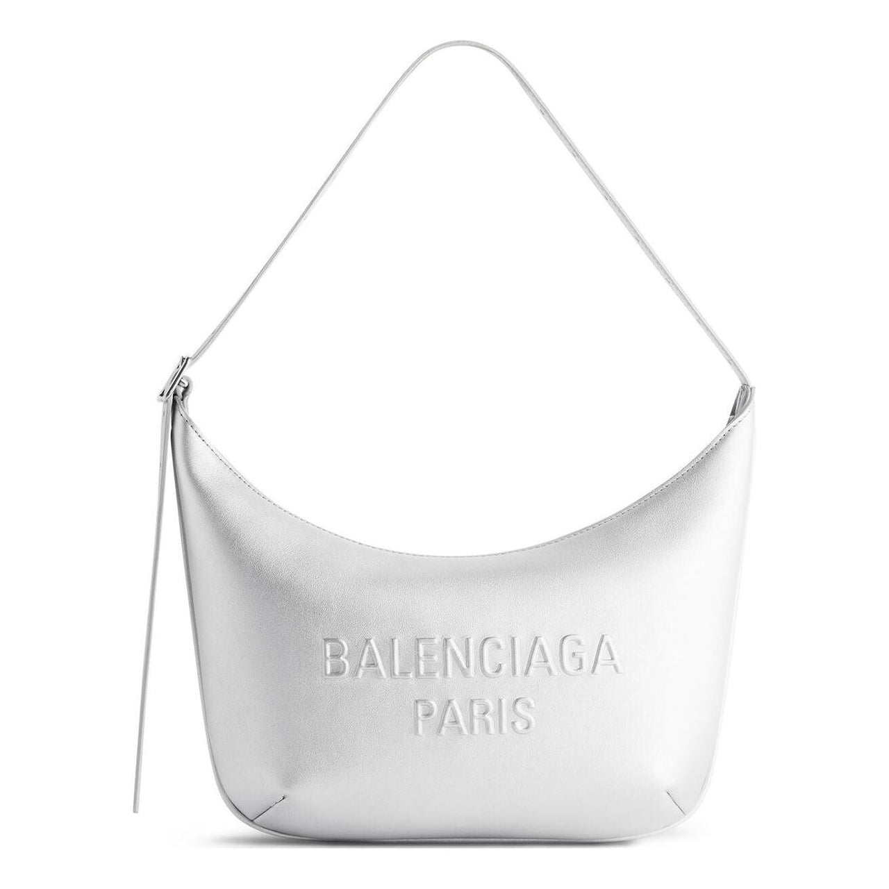 (WMNS) Balenciaga Mary-kate Sling Bag Metallized 'Silver' 7717332AAKE8110