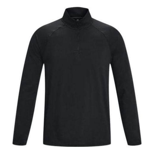 Under Armour Meridian Quarter Zip Pullover 'Black' 1378991-001