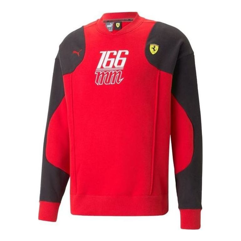 PUMA Scuderia Ferrari Statement Crew  Neck Sweatshirt 'Red' 538108-02