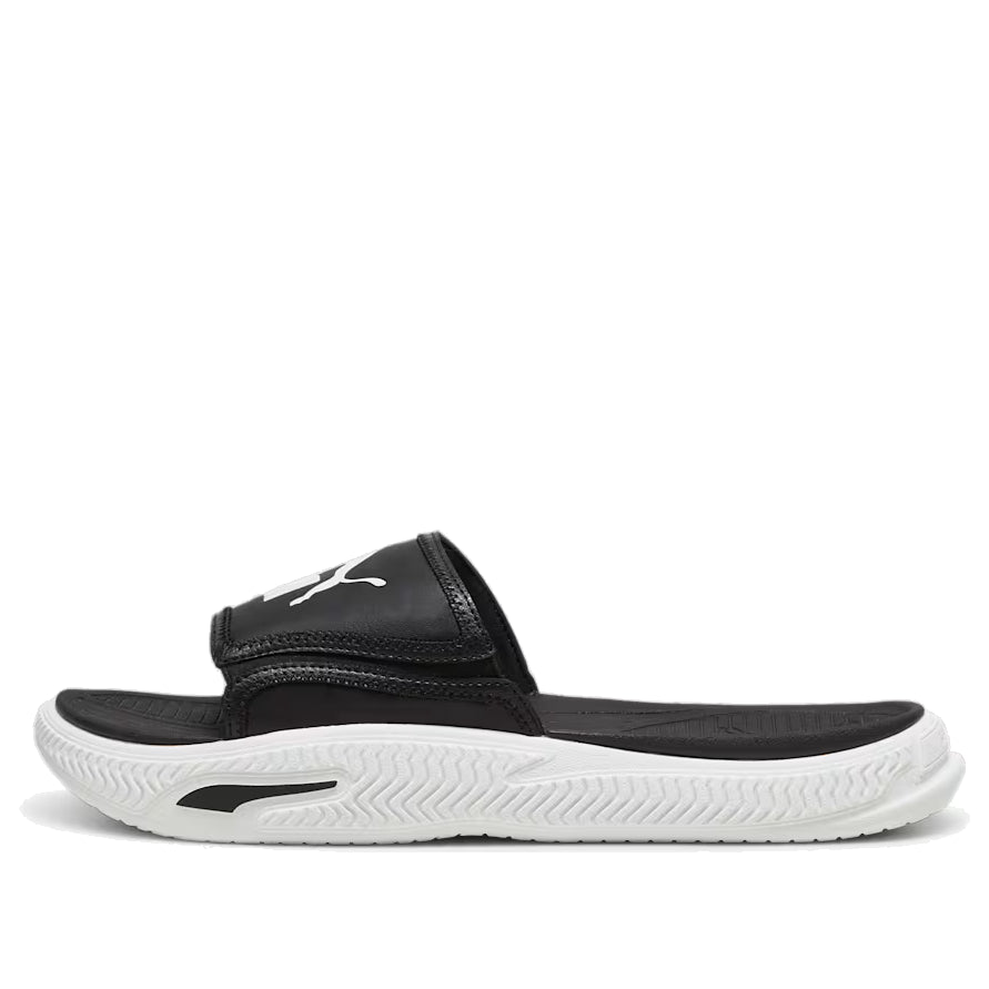 PUMA SoftridePro Slide 24 'Black White' 395432-01