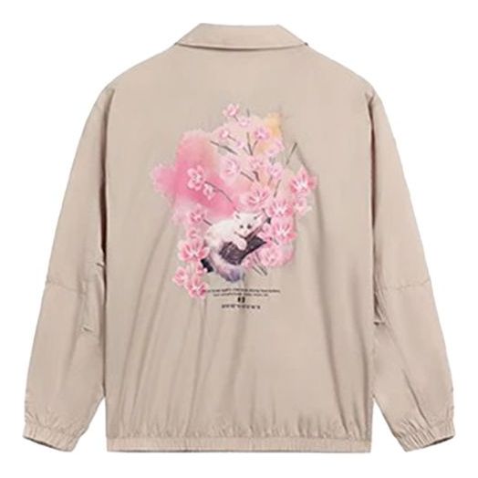 Li-Ning Sakura Graphic Jacket 'Khaki' AFDS943-4