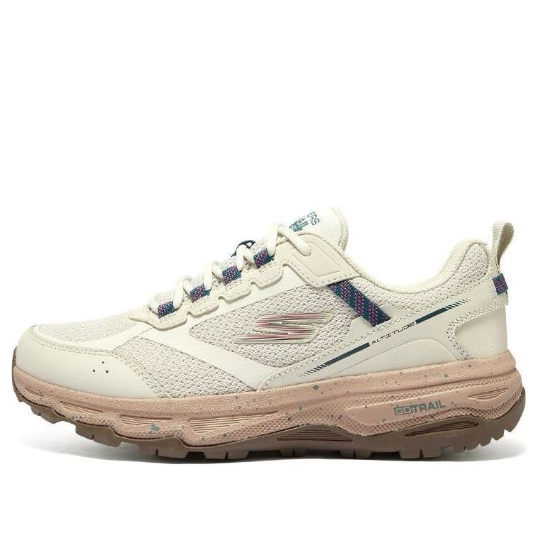 (WMNS) Skechers Go Run Trail Altitude 'White Brown' 128221C-NAT