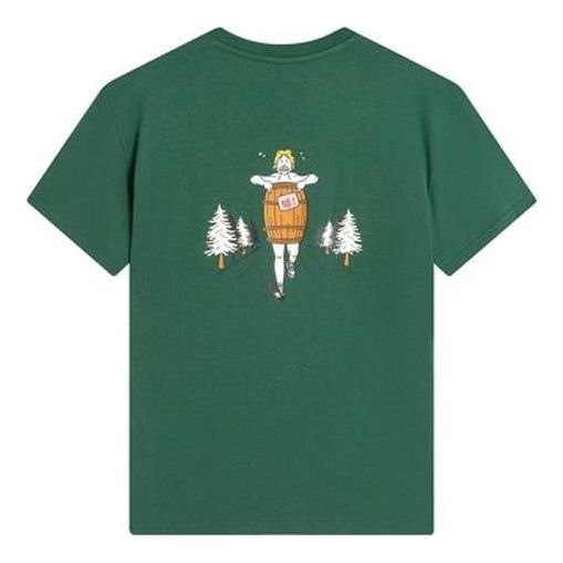 New Balance Lifestyle Graphic Print Tee Asia Sizing 'Green' AMT22394-NWG