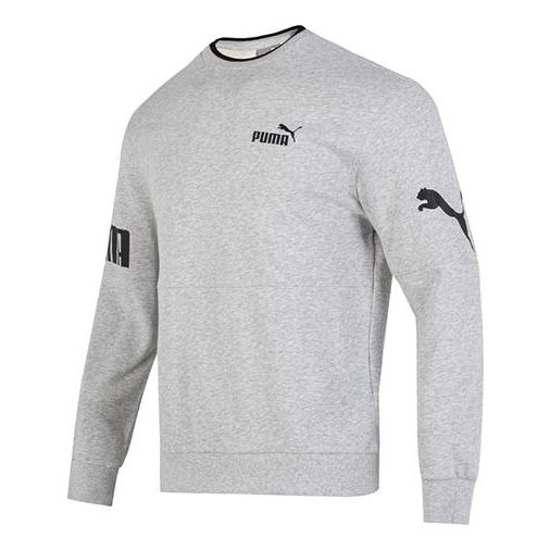 PUMA Power Crew Long Tee 'Grey' 676666-04