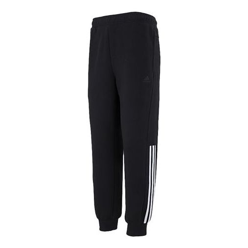 Men's adidas Fi Dk Slim Pnt Knit Bundle Feet Sports Pants/Trousers/Joggers Black H39227