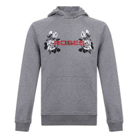 DIOR Rose Print Hooded Long Sleeve Sweater For Men Grey 863J605I-0264-889