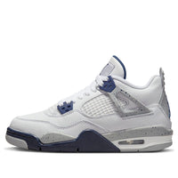(GS) حذاء Air Jordan 4 Retro "Midnight Navy" رقم 408452-140