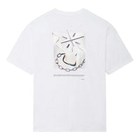 Li-Ning x Glare Way Of Wade Graphic T-shirt 'White' AHSS649-2