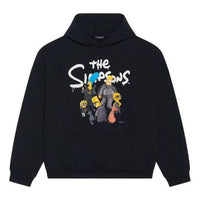 Balenciaga x THE SIMPSONS Cotton Hoodie Wide Fit 'Black' 675003TLVG81000