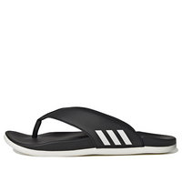 (WMNS) adidas Adilette Comfort Flip Flop 'Black White' HQ4458