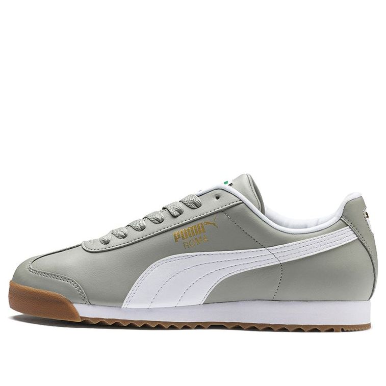 PUMA Roma Basic Low Running Shoes Grey/White 353572-98