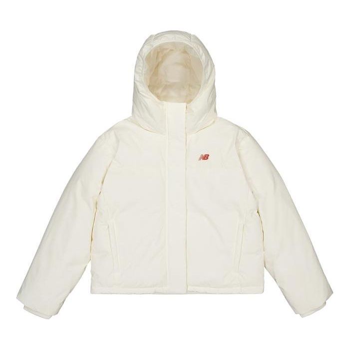 New Balance Puffer Down Jacket 'White' NPD43212