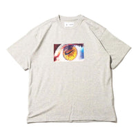 Men's Nike Eye Pattern Logo Printing Round Neck Casual Short Sleeve Gray T-Shirt DX5832-050