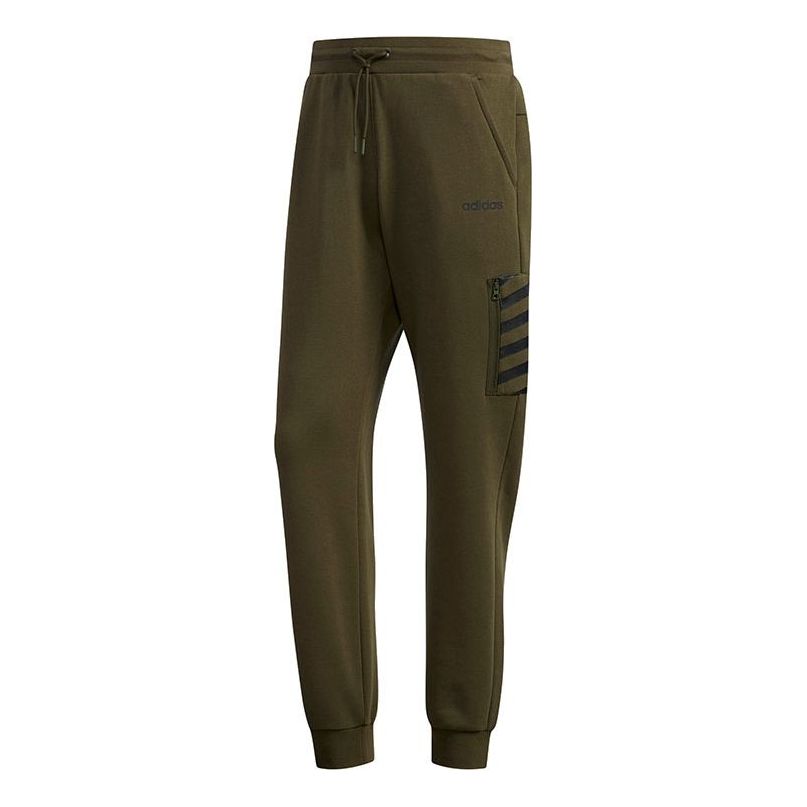 adidas neo M FAV TP CF Casual Sports Pants Green DW8191